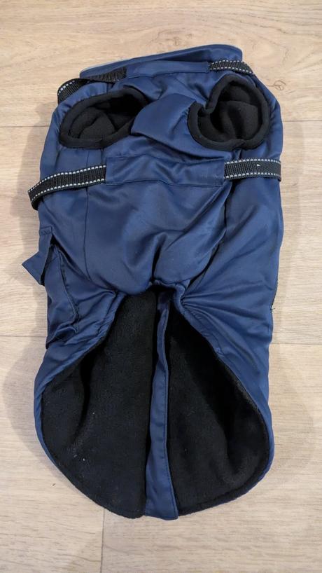 Ka782 nepromokavá psí bunda, délka zad 44 cm, xl,