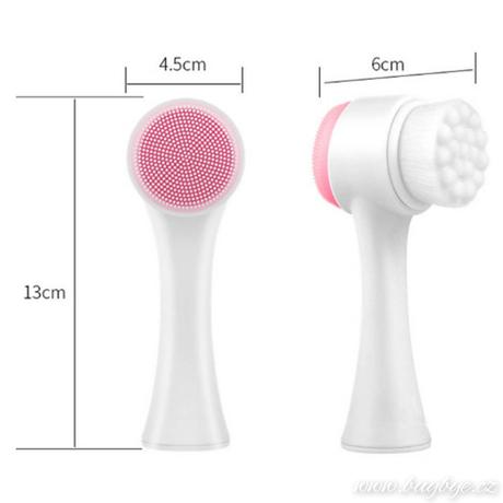 Čistící kartáček face cleaning duo brush, 