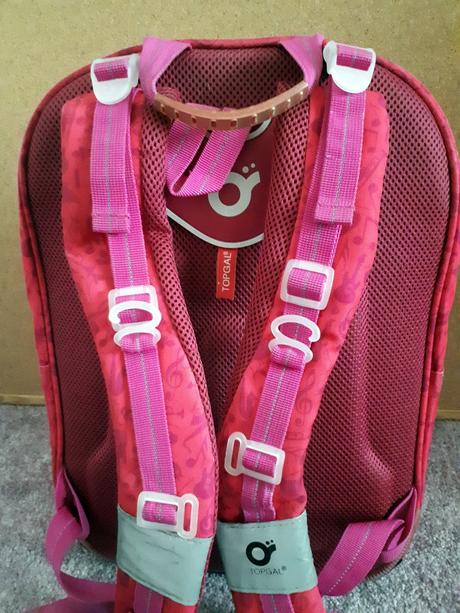 Školní aktovka (batoh) topgal, 1-3.třída, růžová, 