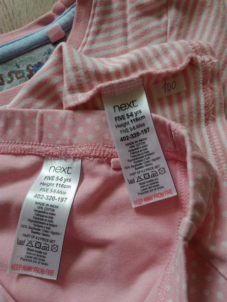 Pyžamo, next, vel 116, next,116