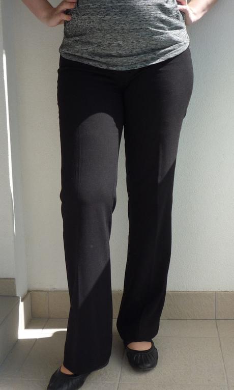Černé těhotenské kalhoty yessica, 38