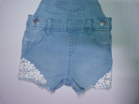 Laclíkové kraťase vel. 74, primark,74