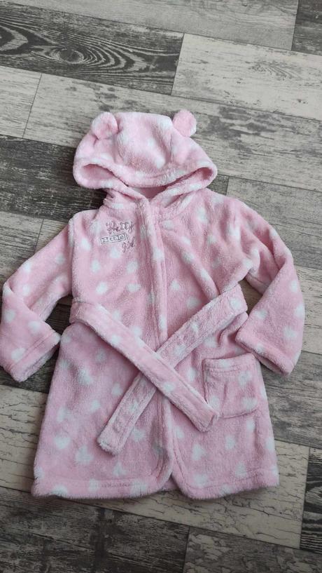 Župan dívčí plyšový 74/80(9-12m), george,74