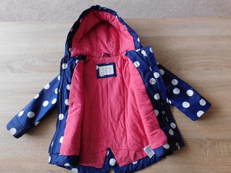 Nepromokavá podšitá bunda mothercare vel.86/92, mothercare,92