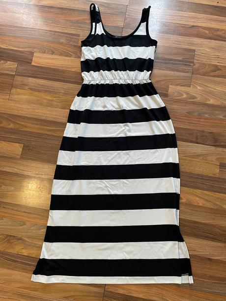 Pruhované maxi šaty, vel s/m, esmara, esmara,s