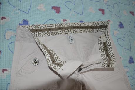 Letní plátěné kalhoty, barva šampaň, zara,152