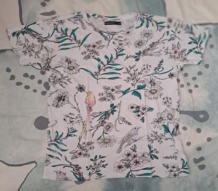 Tričko s květy, house,xs