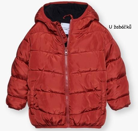 Přechodová prošívaná bunda dětská cihlová vel. 86, fox & bunny,86