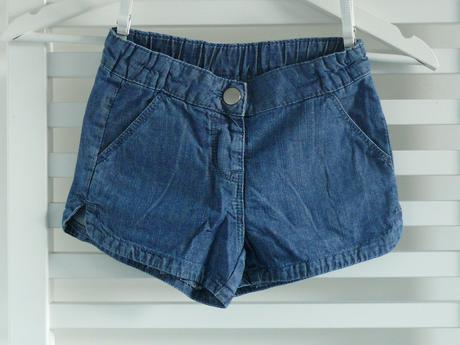 Dívčí džínové kraťasy, palomino,116