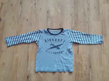 Tričko dlouhý rukáv 110/116 - vršek pyžama, 110