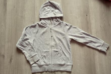 Mikina sametová se třpytkama, matalan,110