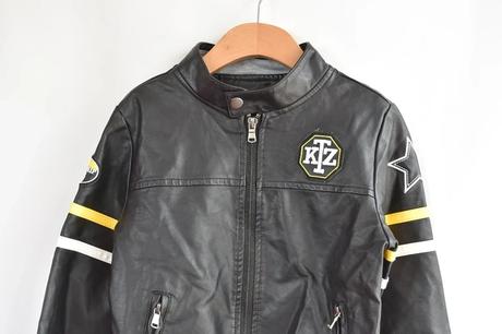 Bunda koženková vel. 8 let, 128