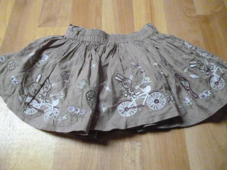 Zajícová sukně 9m-2 r, 80