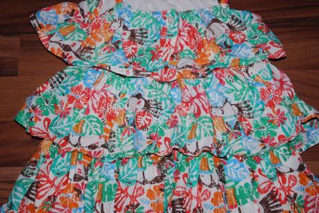 Pestrobarevné šaty, george,80