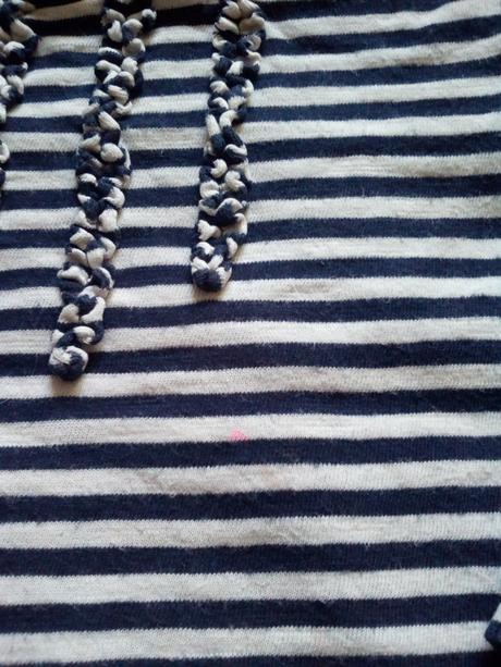 Pruhované triko tunika zn.nutmeg,vel.92/98, nutmeg,92