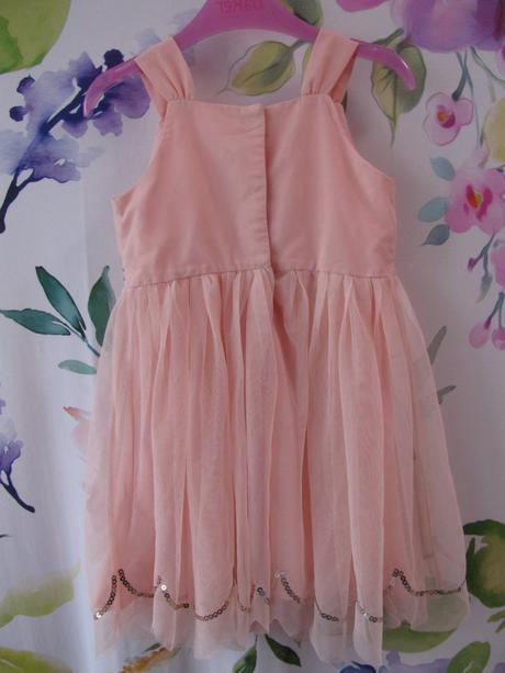 Luxusní sváteční tylové šaty s flitry v.92/98, 98