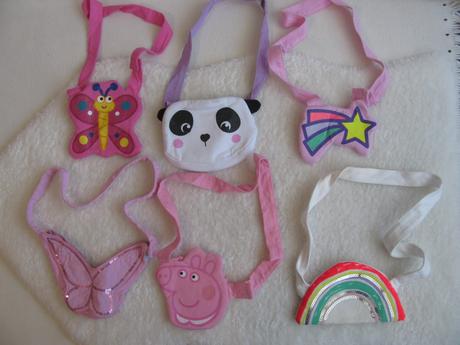 Dívčí plátěné kabelky na maličkosti/ks-40kč,