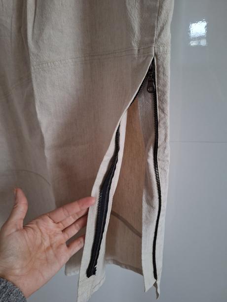 Sukně lněná sukně vel. 48, 48