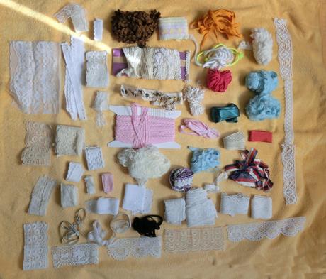 Galanterie krajka madeira háčkovaná stuha zipy, 