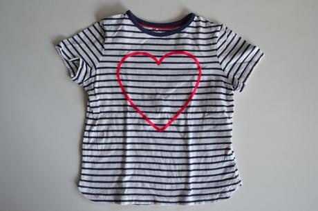 Bavlněné tričko se srdíčkem, marks & spencer,110