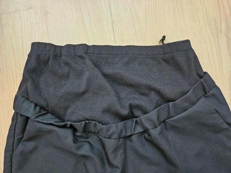 Černé casual těhotenské kalhoty, vel. l, l