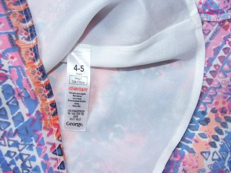 P541 letní šaty vel. 4-5 let, george,110