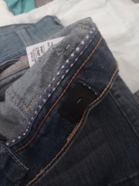 Riflová minisukně 152,158, marks & spencer,158