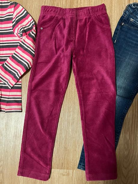 Dívčí jarní/podzim set - trika, kalhoty aj. - 12ks, 104