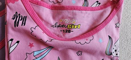2x dívčí noční košilka unicorn jednorožci,128 kugo, kugo,128