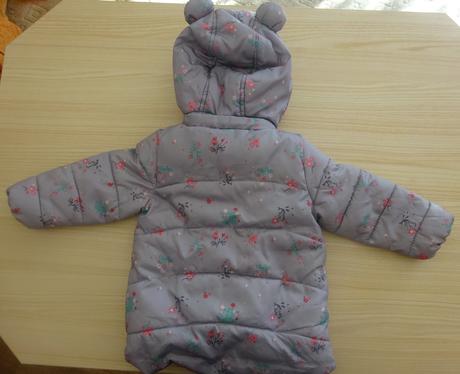 Zimní šedá bunda, vel. 80, dopodopo,80