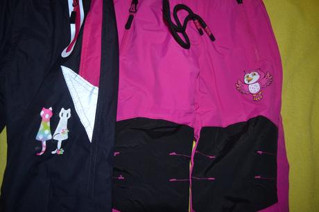 2x zimní kalhoty,2x rukavice,v.98, kugo,98