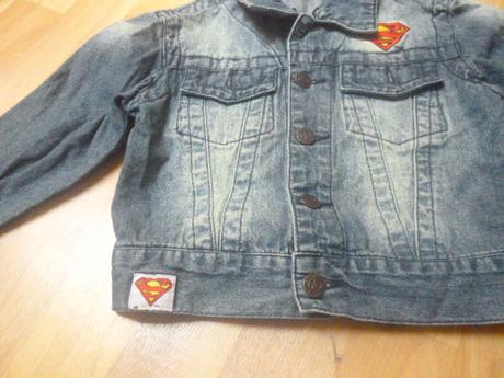 Riflová bunda superman vel. 4, 104