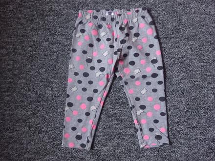 Legíny šedé s puntíky, vel. 86, baby,86