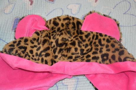 Gepardí čepice rukavice šála 3v1, topolino,128