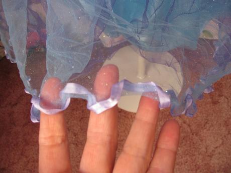 Kostým-krásné modré šaty popelka, cinderella,