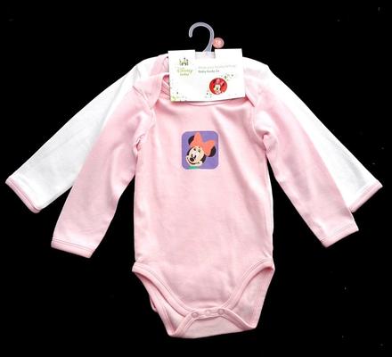 Dětské body minnie, 2 ks, disney,62 / 68 / 74 / 86