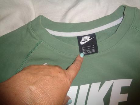 Luxusní olivově zelená bavlněná mikina nike, nike,xl