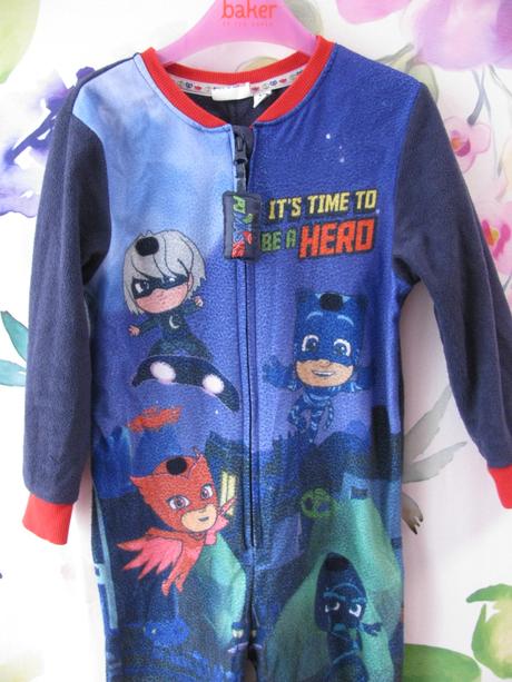 Chlapecký fleecový overal na spaní pj masks, 110