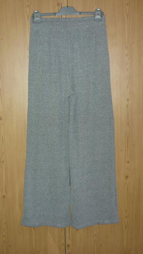 Šedé dámské široké volnočasové kalhoty takko, takko,s