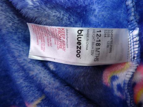 Krásný župan s jednorožci vel. 86, bluezoo,86