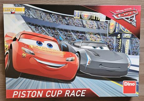 Dětská hra auta - cars piston cup race 3, dino, 
