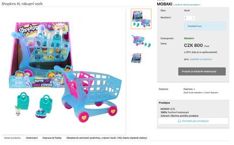 Shopkins nákupní košík, 