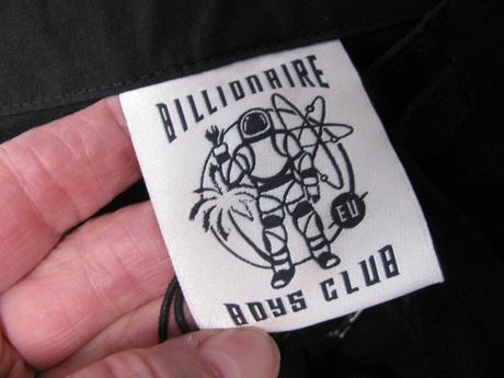 Černé cargo kraťasy značky billionaire boys club, l