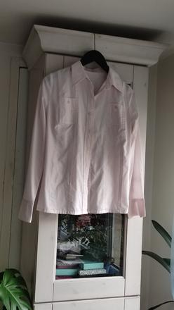 Světle růžová halenka s dlouhým rukávem, m