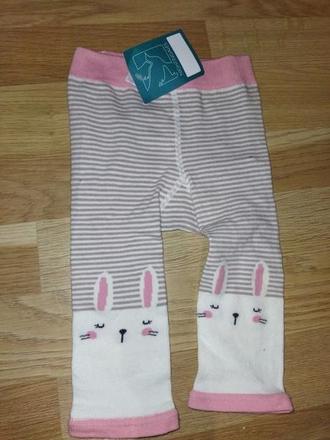 Punčocháče s králíčky 68 nutmeg, nutmeg,68