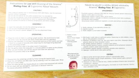 Odsávačka do nosu na vysavač, arianna