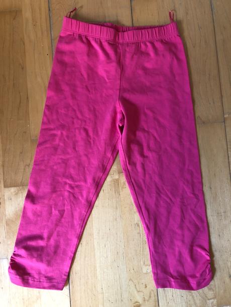 Ruzove 3/4 leginy 134/140, kids,134