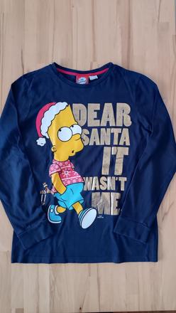 Vánoční simpson tričko, 164
