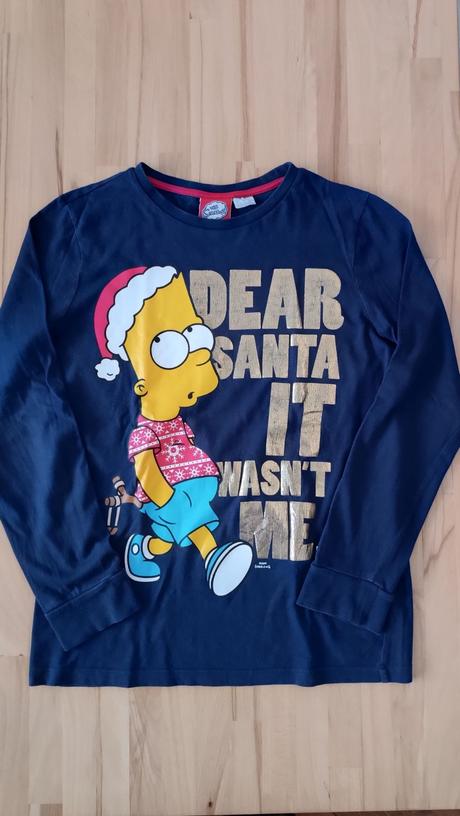 Vánoční simpson tričko, 164