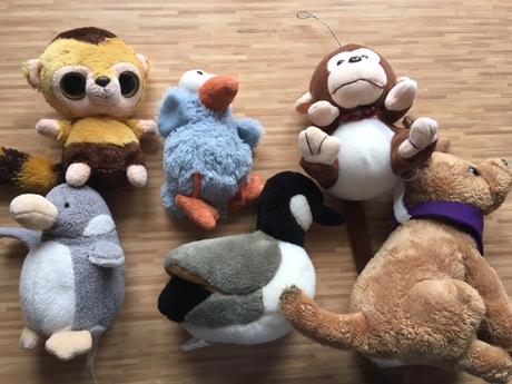 Plyšák/plyšáci-tučňák,kachna, 